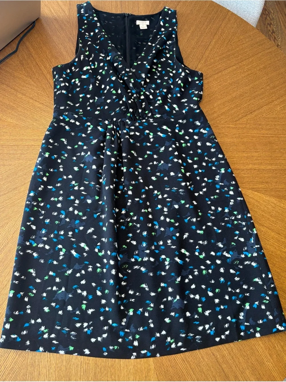 J. Crew Sleeveless Black A-Line Dress